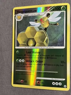 Pokemon TCG: Vespiquen 39/130 (2007) Diamond & Pearl • Reverse Holo Card - Image 3