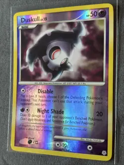 Pokemon TCG: Duskull 80/130 (2007) Diamond & Pearl • Reverse Holo Card - Image 3