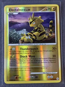 Pokemon TCG: Electabuzz 81/130 (2007) Diamond & Pearl • Reverse Holo Card - Image 1