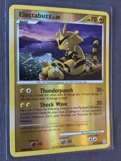 Pokemon TCG: Electabuzz 81/130 (2007) Diamond & Pearl • Reverse Holo Card - Image 2
