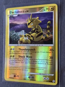 Pokemon TCG: Electabuzz 81/130 (2007) Diamond & Pearl • Reverse Holo Card - Image 3