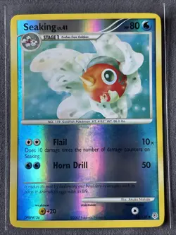 Pokemon TCG: Seaking 62/130 (2007) Diamond & Pearl • Reverse Holo Card - Image 1