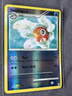 Pokemon TCG: Seaking 62/130 (2007) Diamond & Pearl • Reverse Holo Card - Image 2