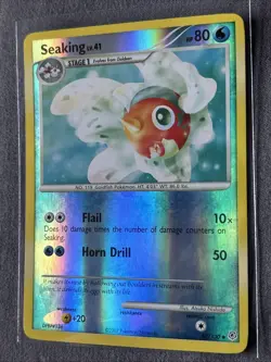 Pokemon TCG: Seaking 62/130 (2007) Diamond & Pearl • Reverse Holo Card - Image 3