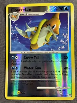 Pokemon TCG: Floatzel 26/130 (2007) Diamond & Pearl • Reverse Holo Card - Image 1