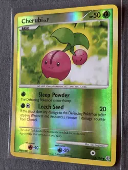 Pokemon TCG: Cherubi 75/130 (2007) Diamond & Pearl • Reverse Holo Card - Image 3