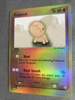 Pokemon TCG: Trapinch 79/97 (2003) EX Dragon • Reverse Holo E-reader Series Card - Image 3