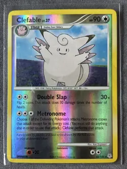 Pokemon TCG: Clefable 22/130 (2007) Diamond & Pearl • Reverse Holo Card - Image 1