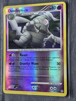 Pokemon TCG: Dusclops 47/130 (2007) Diamond & Pearl • Reverse Holo Card - Image 3