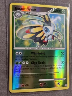Pokemon TCG: Beautifly 19/130 (2007) Diamond & Pearl • Reverse Holo Card - Image 2