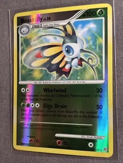 Pokemon TCG: Beautifly 19/130 (2007) Diamond & Pearl • Reverse Holo Card - Image 3