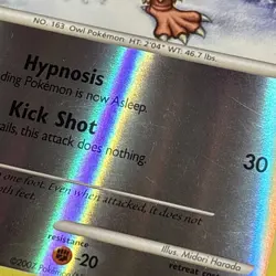 Pokemon TCG: Hoothoot 85/130 (2007) Diamond & Pearl • Reverse Holo Card - Image 4