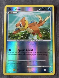 Pokemon TCG: Buizel 72/130 (2007) Diamond & Pearl • Reverse Holo Card - Image 1
