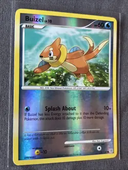 Pokemon TCG: Buizel 72/130 (2007) Diamond & Pearl • Reverse Holo Card - Image 2