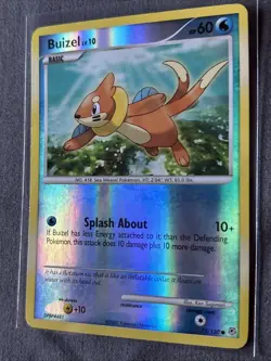 Pokemon TCG: Buizel 72/130 (2007) Diamond & Pearl • Reverse Holo Card - Image 3