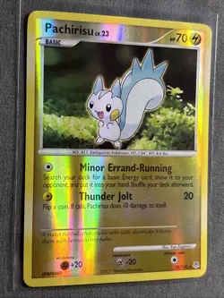 Pokemon TCG: Pachirisu 35/130 (2007) Diamond & Pearl • Reverse Holo Card - Image 2
