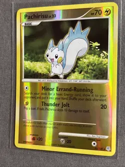 Pokemon TCG: Pachirisu 35/130 (2007) Diamond & Pearl • Reverse Holo Card - Image 3