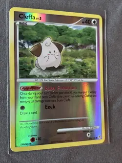 Pokemon TCG: Cleffa 78/130 (2007) Diamond & Pearl • Reverse Holo Card - Image 2