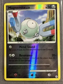 Pokemon TCG: Magnemite 87/130 (2007) Diamond & Pearl • Reverse Holo Card - Image 1