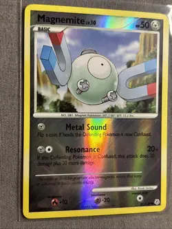 Pokemon TCG: Magnemite 87/130 (2007) Diamond & Pearl • Reverse Holo Card - Image 2