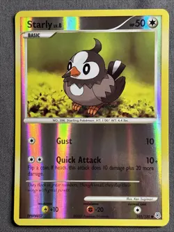 Pokemon TCG Starly 101/130 (2007) Diamond & Pearl • Reverse Holo Card - Image 1