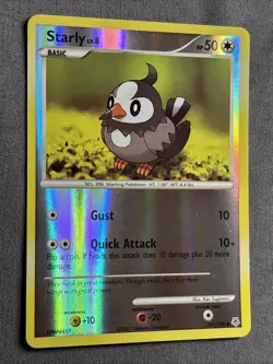 Pokemon TCG Starly 101/130 (2007) Diamond & Pearl • Reverse Holo Card - Image 2