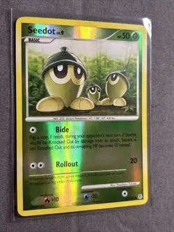 Pokemon TCG: Seedot 97/130 (2007) Diamond & Pearl • Reverse Holo Card - Image 2