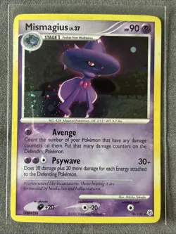 Pokemon TCG: Mismagius 10/130 (2007) Diamond & Pearl • Holo Card - Image 1
