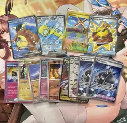 Pokemon Card Lot Various Full Art, AR, EXs, Holo, & Pokeball Foils 40+ Cards - Image 5