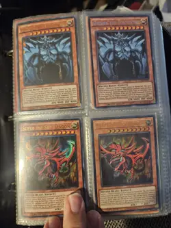 Yugioh Collection Vintage And Modern Binder 400 Cards, 90% Are Holos, All NM - Image 1