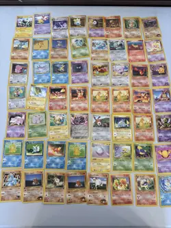 Pokemon Card Game Lot Vintage Card Lot Of 50 Some 1st Editions - Image 1
