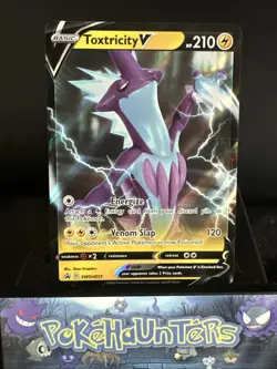 Pokemon Card Toxtricity V SWSH017 Black Star Promo Holo Rare Near Mint - Image 1