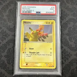 Pikachu Pop Series 2 16/17 PSA Mint 9 Pokemon TCG Graded Card - Image 1