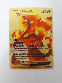 2 Gold Rare Pokemon Cards | Mewtwo&Mew GX Tag Team + Charizard VMax #232 - Image 5