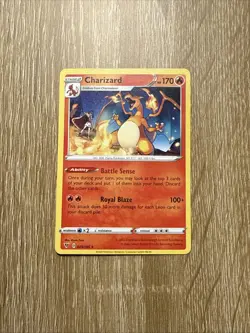 Pokemon TCG Vivid Voltage Sword & Shield Charizard 025/185 Non-Holo Card - Image 1