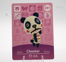 Chester | #251 | Animal Crossing Amiibo Card | NA Ver | Authentic | Great Cond - Image 1