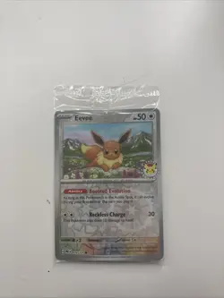 Pokemon Eevee 074/131 Prismatic Evolutions 2025 Pokemon Day Promo Card Sealed 6X - Image 2