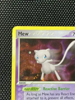 Mew 4/17 Pop Series 4 Pokemon Holo Card Organized Play, LP MP+ Condition - Image 2