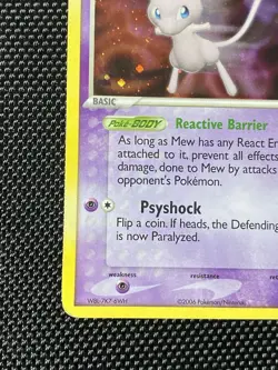 Mew 4/17 Pop Series 4 Pokemon Holo Card Organized Play, LP MP+ Condition - Image 5
