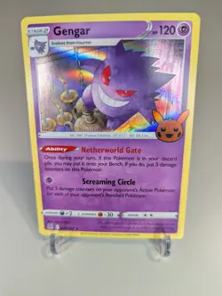 Pokemon Gengar 066/196 Trick Or Trade BOOster Halloween 2023 Holo Rare Card - Image 1