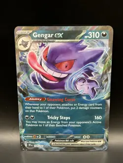 Gengar ex 104/162 - Pokemon Temporal Forces Card - NM - Image 1