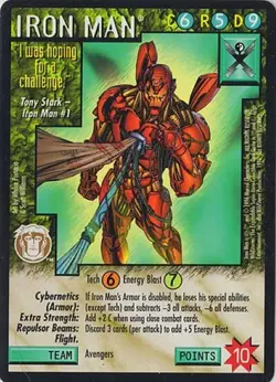 Iron Man Wildstorms CCG Ultra Rare Card 1995 NM IMAGE UNIVERSE - Image 1