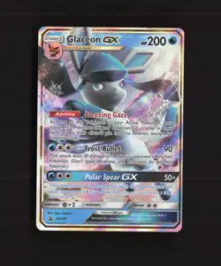 Glaceon GX SM147 Black Star Promo Holo Pokemon Card - Image 2