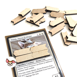 40x Magic The Gathering MTG Counters - Blank Set - Laser Cut - Image 1