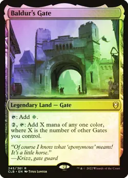 NM Foil Baldur's Gate, MTG, Baldur's Gate, Magic the Gathering, 345 - Image 1
