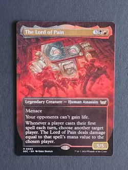 The Lord of Pain (Borderless) Commander: Duskmourn: House of Horror Regular - Image 1