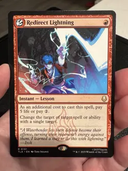 Redirect Lightning - Magic the Gathering (Avatar) MTG TLA - Image 1