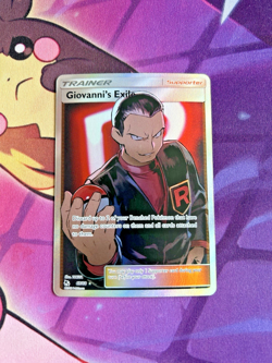 Giovanni's Exile - 67/68 [Hidden Fates] Pokemon TCG - FULL ART ULTRA RARE - NM - Image 1