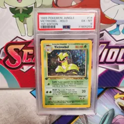 PSA 6 Victreebel 14/64 1st Edition Holo Rare - Jungle - Pokemon TCG - SHIPS FAST - Image 1