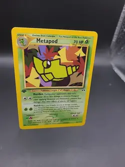 Pokemon - Metapod 42/75 - Neo Discovery - 1st Edition - Uncommon - LP - Image 2
